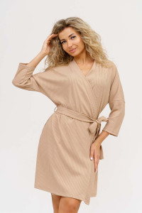 Халат женский 1595/1 лапша (последний размер) бежевый 44
