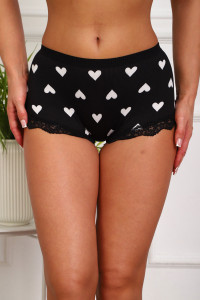 Трусы женские №64974 смесовая ткань (р-ры: 50-54) черный