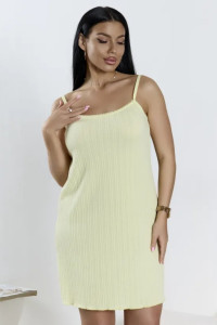 Сорочка женская "Жаная" 1400-3 трикотаж (р-ры: 42-52) желтый