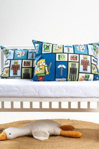 Наволочки классические бязь "Майнкрафт" осн. (2 шт.)