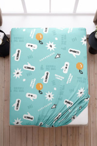 Набор простыней на резинке поплин "Че бой" комп.