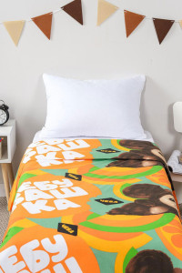 Пододеяльник классический поплин "Чебурашка Апельсиновый друг"