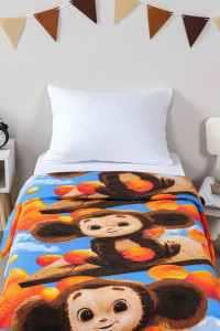 Пододеяльник классический поплин "Чебурашка в небе"