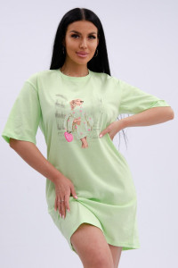 Туника женская "Эмили" кулирка (р-ры: 44-54) мята