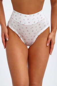 Трусы женские №45095 бамбук (р-ры: 48-52) белый