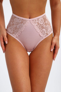 Трусы женские №45091 кулирка с лайкрой (р-ры: 48-52) пудра