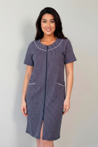 Халат женский К-53 "Очарование" кулирка (р-ры: 50-58) розовый