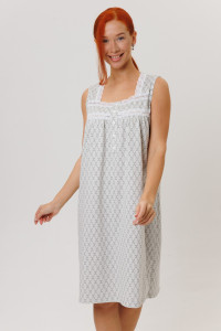 Сорочка женская №2273/2 кулирка (р-ры: 46-60) серо-бежевый