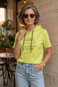 Футболка женская "Трейси Л" лакоста (р-ры: 44-62) лайм