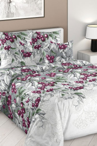 Постельное белье перкаль "Вишня"
