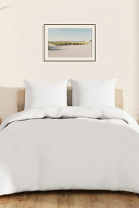 Постельное белье поплин гладкокрашеный "Love colors" белый