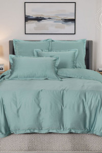 Постельное бельё тенсель "Ментоловый" в подарочной коробке