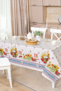 Скатерть из рогожки "Воскресение"