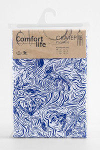 Скатерть из рогожки "Lily Electro"