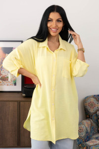 Туника женская 2178 жатка кантри (р-ры: 46-60) желтый