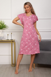 Сорочка женская №314 кулирка пенье (р-ры: 50-60) лиловый