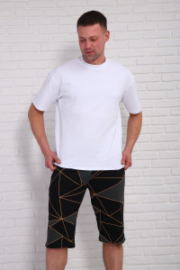 Шорты мужские №310 кулирка (р-ры: 46-60) геометрия