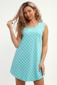 Сорочка женская №30146 кулирка (р-ры: 46-56) ментол