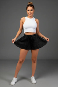 Шорты женские №059012 МД футер 2-х нитка петля (р-ры: 40-50) варенка