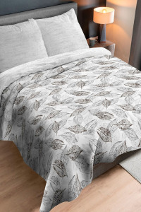 Постельное белье перкаль "Гербарий" (последний размер) 2-сп.евр