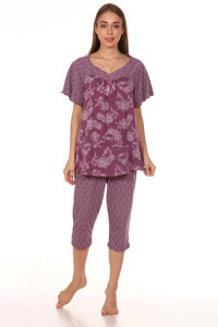 Пижама женская "Марта-Б ЦРЦ" кулирка (последний размер) 72