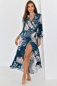 Халат женский "Матушка" масло (последний размер) бежевый 52,66