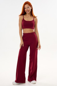 Пижама женская "Колибри К" фулайкра (последний размер) каберне 44