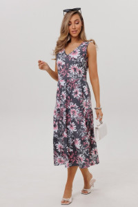 Сарафан женский СА109 кулирка (р-ры: 46-60) серый