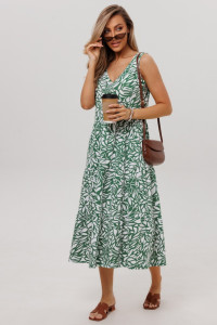 Сарафан женский СА109 кулирка (р-ры: 46-60) зеленый