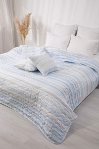 Набор для спальни покрывало+наволочки поплин "Коты-Пираты"