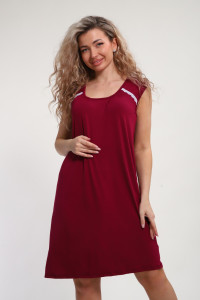 Сорочка женская "Елена" М465 вискоза (р-ры: 46-60) бордо