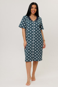 Халат женский №2141/2 кулирка (р-ры: 52-62) зеленый