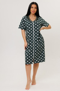 Халат женский №2141/1 кулирка (р-ры: 52-62) хаки