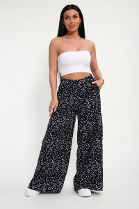 Брюки женские "Шакира" штапель (р-ры: 48-58) черный