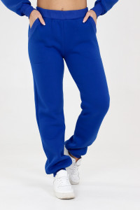 Брюки женские БФ-218 футер с начесом (последний размер) василек 58