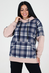 Толстовка женская "Акцент" ТлФ-1884 футер с начесом (последний размер) светлый беж 56