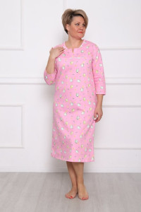 Сорочка женская "Ангелина" футер с начесом (последний размер) авокадо р 46