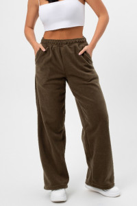 Брюки женские БР-9 флис (последний размер) хаки 56