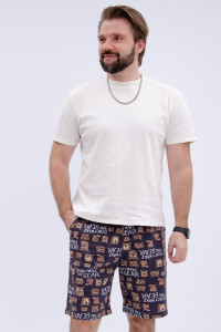 Шорты мужские ШМ-33 кулирка (р-ры: 48-60) антрацит