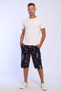 Шорты мужские №095 кулирка (р-ры: 50-60) темно-синий