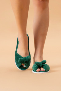 Тапки женские ЖВБ (р-ры: 36-41) изумруд