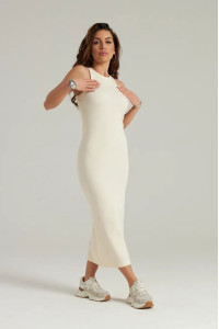 Платье женское "Лейла" кашкорсе (р-ры: 38-52) экрю