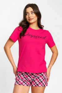 Пижама женская "Лилу" кулирка (р-ры: 44-54) фуксия