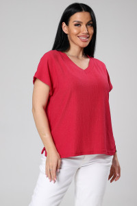 Блузка женская М-1044 вискоза (р-ры: 48-56) маджента