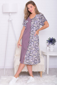 Халат женский 3212г кулирка (р-ры: 48-66) леопард