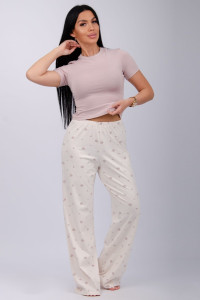 Пижама женская "Флоранс" кулирка с лайкрой (р-ры: 44-54)
