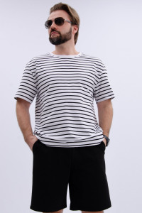 Костюм двойка мужской "Джек" кулирка-футер (р-ры: 48-58) черный