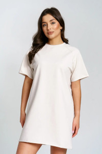 Платье женское "Аура" футер 2-х нитка (р-ры: 44-54) бежевый