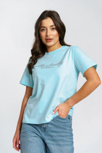 Футболка женская "Флеш" кулирка (р-ры: 44-66) мята