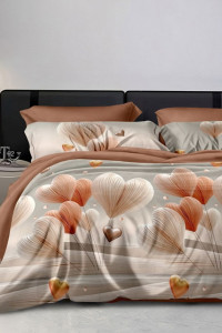 Постельное белье зима-лето поплин стеганый с окантовкой ЗЛПО31-1494